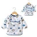 Ver imagem 4 de Babador Manga Longa Bebê Proteção Dupla Impermeável Safari