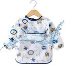 Ver imagem 3 de Babador Manga Longa Bebê Proteção Dupla Impermeável Safari