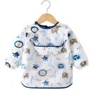 Ver imagem 1 de Babador Manga Longa Bebê Proteção Dupla Impermeável Safari