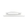 Rack Suspenso Aparador Bancada Estante de Canto para Computador Monitor Branco - 4