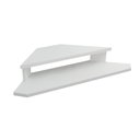 Ver imagem 6 de Rack Suspenso Aparador Bancada Estante de Canto para Computador Monitor Branco