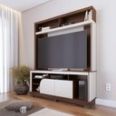 Ver imagem 1 de Estante para Sala Nassau Nogueira Real Off White Matte