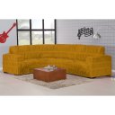 Ver imagem 1 de Capa para Sofá de Canto 5 e 6 Lugares - Amarelo