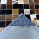 Ver imagem 3 de Tapete Couro Passadeira Marrom Exótico Misto 0,50x1,50 Pç 5