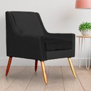 Ver imagem 5 de Poltrona Ariane Luxo Suede Preto