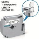 Ver imagem 4 de Kit 4 Fitas Compatível M231 MK231 Mk 231 Pt-90 12mm Multilaser