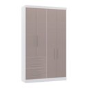 Ver imagem 1 de Guarda Roupa Dormitório Modulado Alpes 4 Portas 4 Gavetas - Módulo Luciane:cinammon