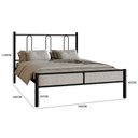 Ver imagem 3 de CAMA CASAL TUBOLAR ELOA COM EXTRADO MADEIRA -PARA POUSADA -HOTEL -REFORÇADA -PRETO