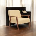 Ver imagem 2 de Poltrona Finlandia Linho Palha Conlflex Palha