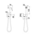 Ver imagem 4 de Ducha Higiênica Lorenzetti Loft Square 1984 B83 com Registro Preta