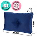 Ver imagem 7 de Puff Multiuso 3 em 1 Solteiro D33 Azul com Travesseiro BF Colchões