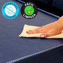 Ver imagem 5 de Puff Multiuso 3 em 1 Solteiro D33 Azul com Travesseiro BF Colchões