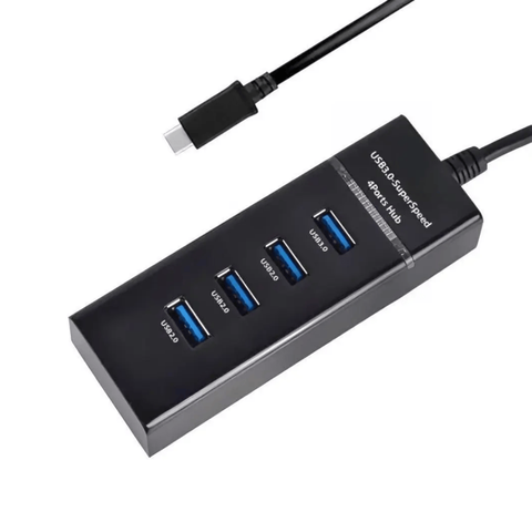 Hub Usb-c com 4 Portas Usb 3.0 Xc-hub-10