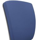 Ver imagem 7 de Cadeira de Escritório Diretor Office Base Giratória Preto Alta Flexi P03 Vinil Azul - lyam