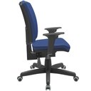 Ver imagem 5 de Cadeira de Escritório Diretor Office Base Giratória Preto Alta Flexi P03 Vinil Azul - lyam
