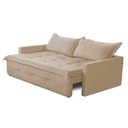 Ver imagem 7 de Sofá sem Caixa Retrátil e Reclinável 1,65m com Molas Maísa Suede Adonai Estofados