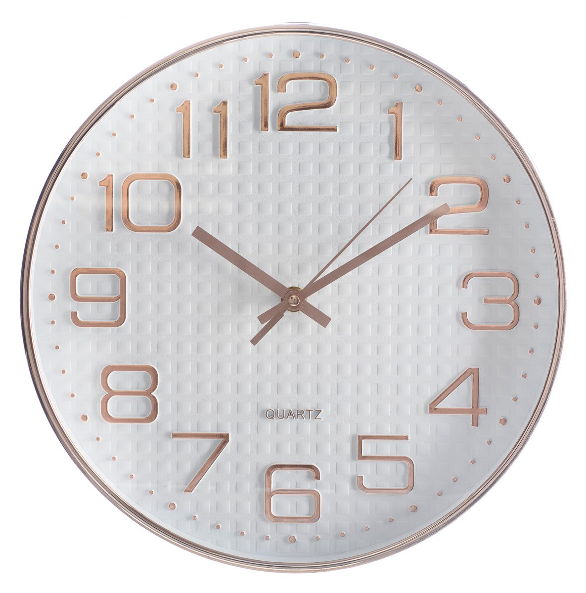Relógio de Parede 30 Cm Decorativo Silencioso Re-093 - Branco - 2