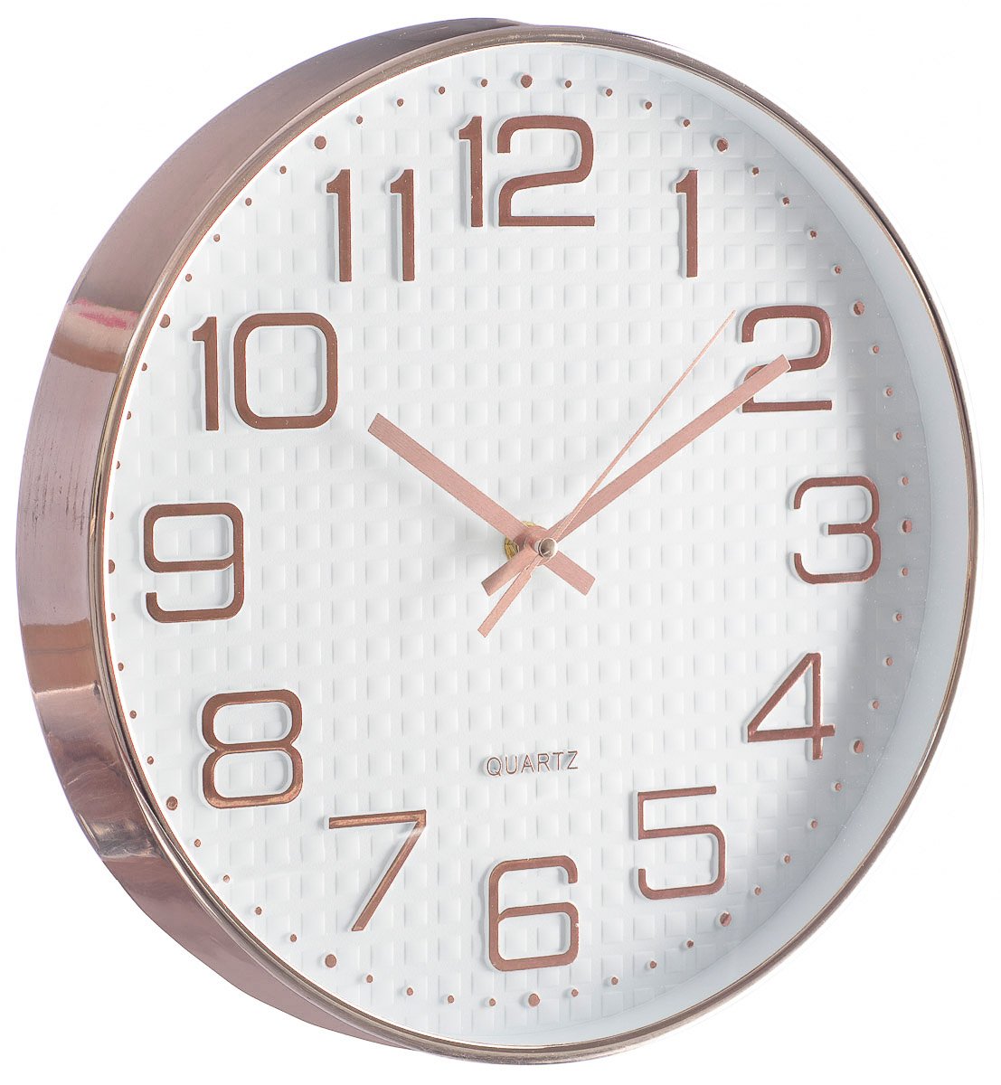 Relógio de Parede 30 Cm Decorativo Silencioso Re-093 - Branco - 1