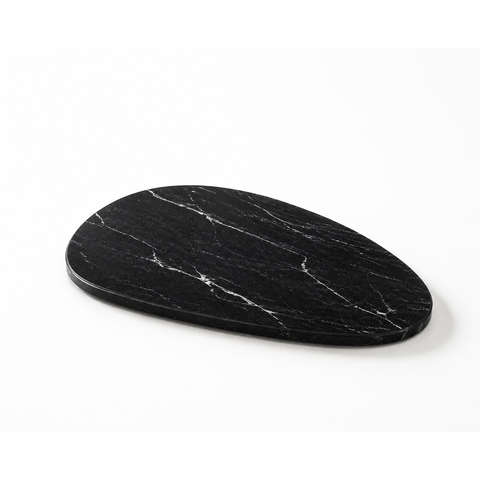 Bandeja Decorativa Pedra Natural Via Láctea para Servir 38x28cm