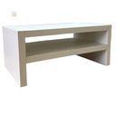 Ver imagem 4 de Suporte Base Nicho Mesa para Monitor de Madeira Escritório - Branco