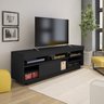 Conjunto com Rack com Painel para TV até 60 Polegadas e Mesa de Centro Elegance Espresso Móveis - 10
