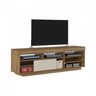 Kit 3 Peças Rack com Painel até 60 Polegadas Slim e Mesa de Centro Elegance - 13