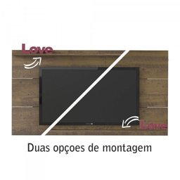 Kit 3 Peças Rack com Painel até 60 Polegadas Slim e Mesa de Centro Elegance - 10
