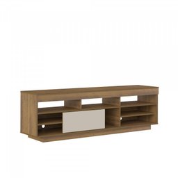 Kit 3 Peças Rack com Painel até 60 Polegadas Slim e Mesa de Centro Elegance - 12