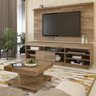 Conjunto com Rack com Painel para TV até 60 Polegadas e Mesa de Centro Elegance Espresso Móveis - 1