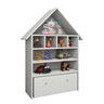 Casinha Infantil Organizadora de Brinquedos 100% Mdf Plancasa Branco Tx - 6
