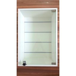 Painel Canaletado Vitrine Expositora Para Lojas Porta Vidro - 5