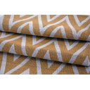 Ver imagem 5 de Kit Tapetes e Passadeira De Cozinha 3 Peças Antiderrapante Chevron Zig Zag Geométrico Caramelo e Cru