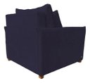 Ver mais imagens de Poltrona Cama Monica Sala - Bouclé Cores:Azul-Marinho/Bouclé