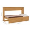 Cama de Parede Solteiro Jauru Naturalle - 2
