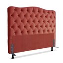 Ver imagem 1 de Cabeceira para Cama Box Solteiro 0,9 m Realeza:Suede Vermelho