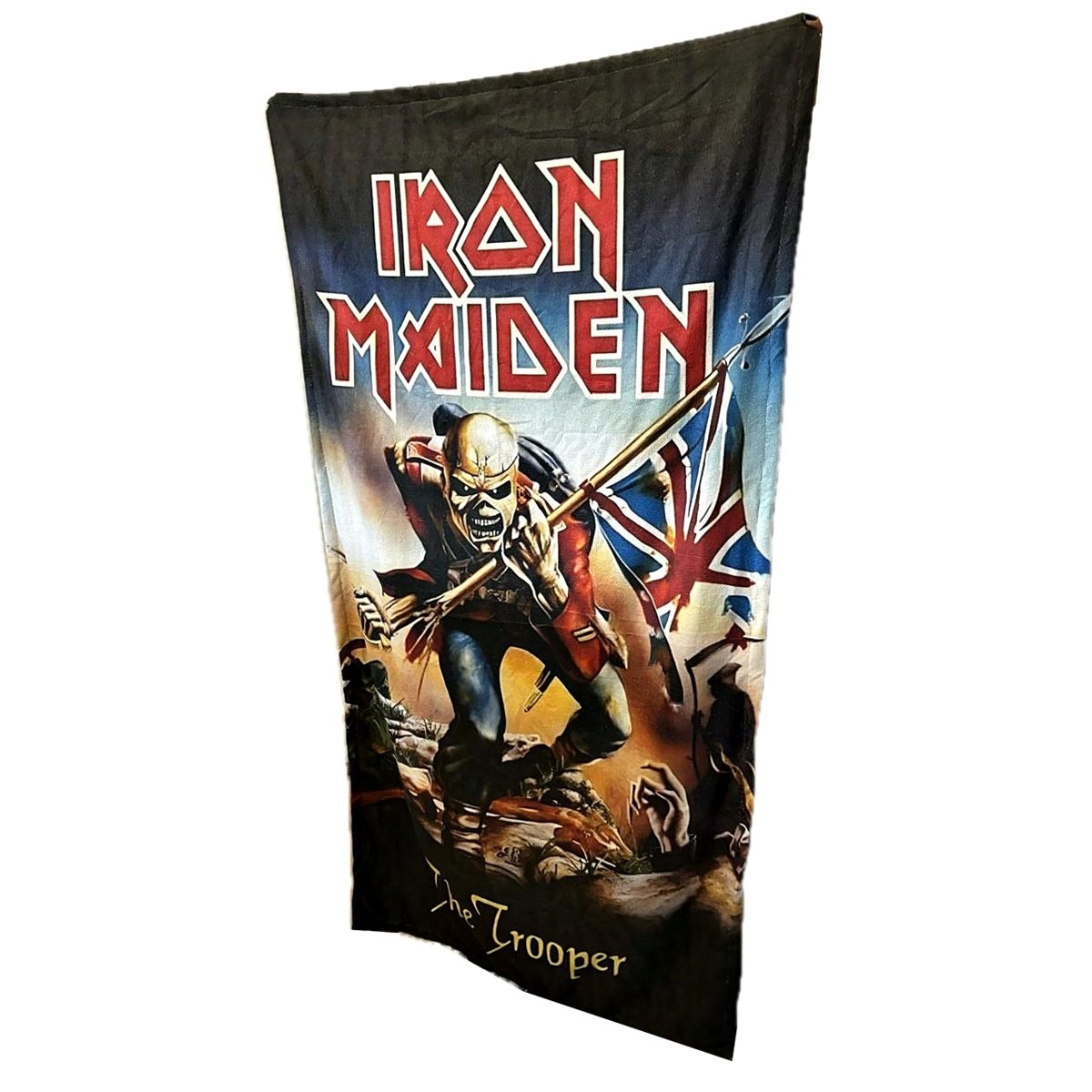 Toalha de Banho Iron Maiden 1,40m X 80cm Algodão Rock Estilo - 3