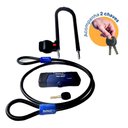 Ver imagem 2 de Cadeado Trava Tipo U-lock com Cabo para Bicicleta e Moto