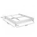 Ver imagem 2 de Cama Queen Pés Ferro 168cm Otto Corano Caramelo Bouclé Off White - Nexta Casa