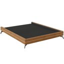Ver imagem 1 de Cama Queen Pés Ferro 168cm Otto Corano Caramelo Bouclé Off White - Nexta Casa