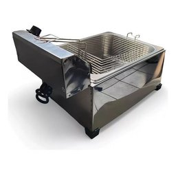 Fritadeira Elétrica Óleo 7lt + Escorredor + Coador - Inmetro:60hz/inox/220v - 8