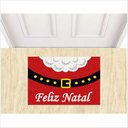 Ver imagem 1 de TAPETE CAPACHO CINTO PAPAI NOEL, DECORAÇÃO DE NATAL