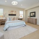 Ver imagem 2 de Pendente Ventilador de Teto Amon com Cristal Led 3 Cores Bivolt Retrátil com Controle Remoto