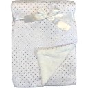 Ver imagem 1 de Manta Baby Oportunity Dupla Face Flannel e Sherpa 75x100cm Branco/cinza