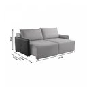 Ver imagem 3 de Sofá Retrátil 1,60m Urban com USB