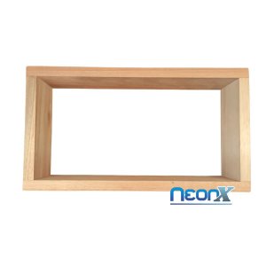 Nicho em Madeira 67x37 Cm Neonx Suporte Invisível sem Pintura