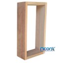 Ver imagem 3 de Nicho em Madeira 67x37 Cm Neonx Suporte Invisível sem Pintura