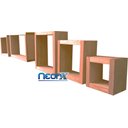 Ver imagem 4 de Nicho em Madeira 67x37 Cm Neonx Suporte Invisível sem Pintura