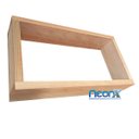 Ver imagem 2 de Nicho em Madeira 67x37 Cm Neonx Suporte Invisível sem Pintura