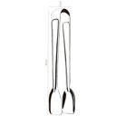 Ver imagem 3 de Kit 24 Pegadores Pinças 18cm Aço Inox Servir Frios Especiarias Carnes Multiuso Brinox