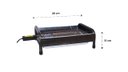 Ver imagem 2 de Churrasqueira Elétrica Alumínio Craqueada Rizzogrill 2 - 220